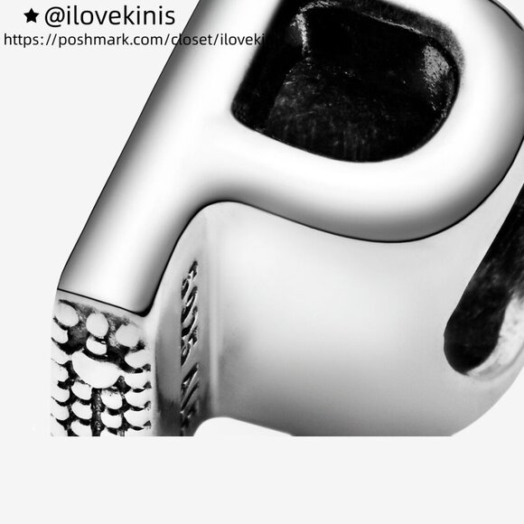 Pandora Letter P Alphabet Charm - Picture 4 of 6